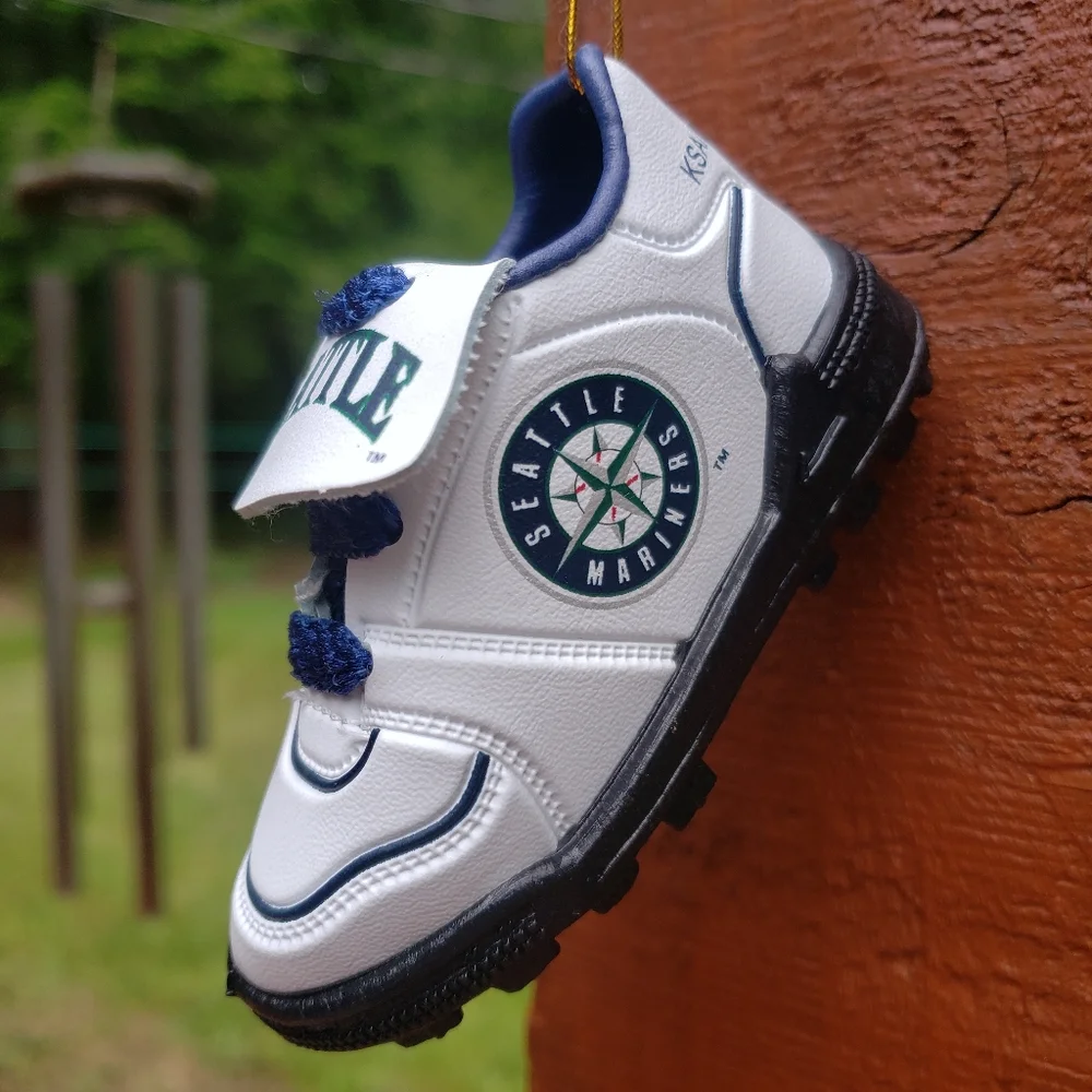 2002 Seattle Mariners Baseball Cleat Hanging Ornament